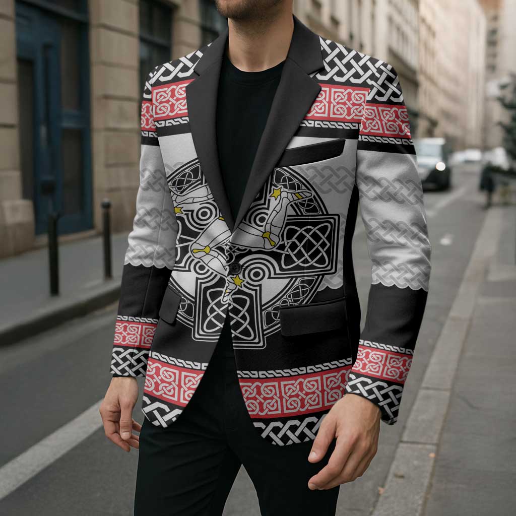 Isle of Man Celtic Knot Blazer Celtic Nation Heritage Pride - Wonder Print Shop