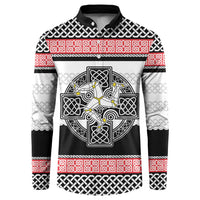 Isle of Man Celtic Knot Button Sweatshirt Celtic Nation Heritage Pride - Wonder Print Shop