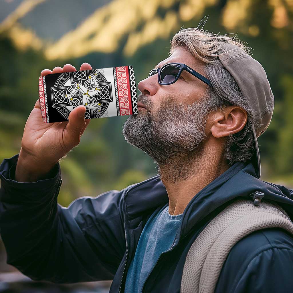 Isle of Man Celtic Knot 4 in 1 Can Cooler Tumbler Celtic Nation Heritage Pride - Wonder Print Shop