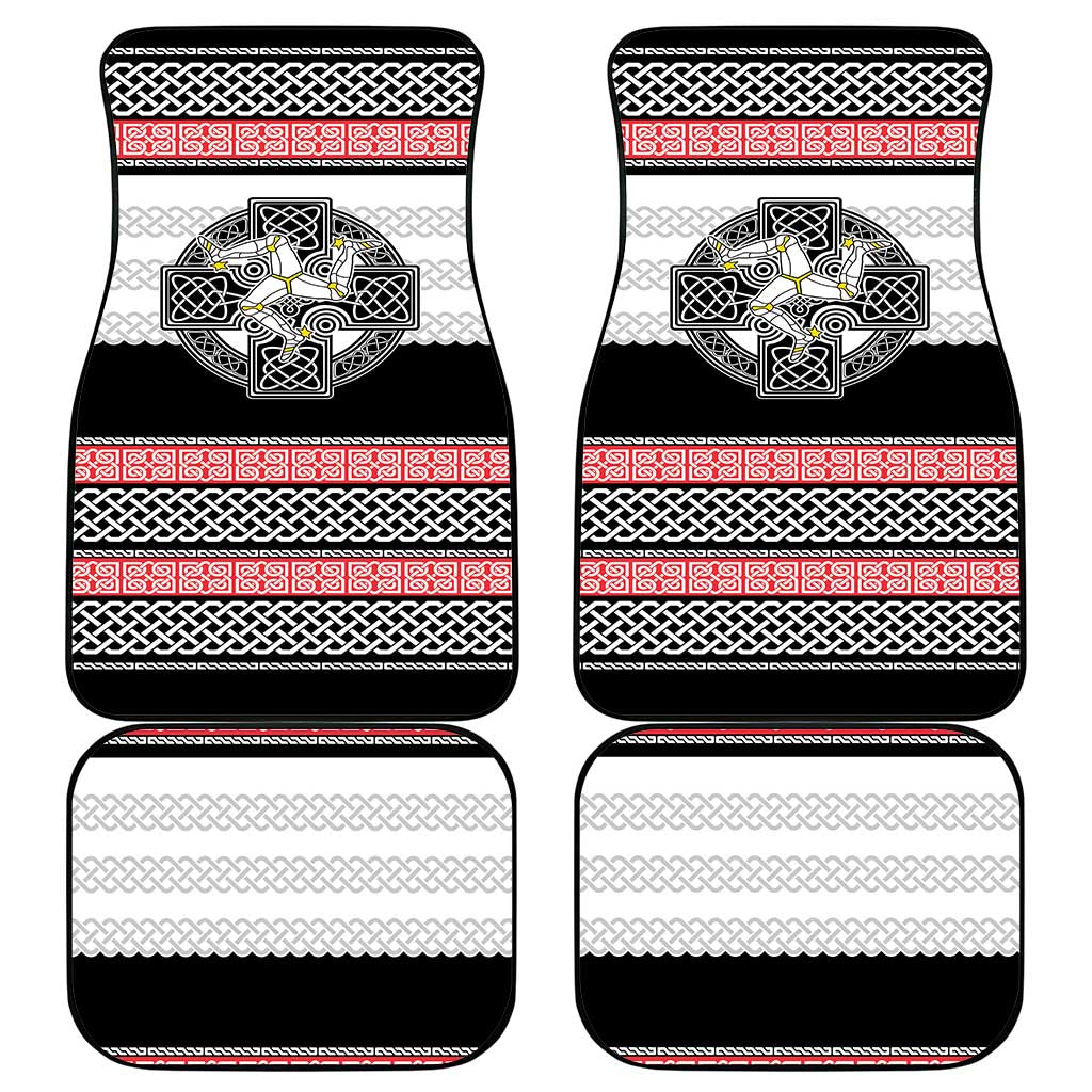 Isle of Man Celtic Knot Car Mats Celtic Nation Heritage Pride - Wonder Print Shop
