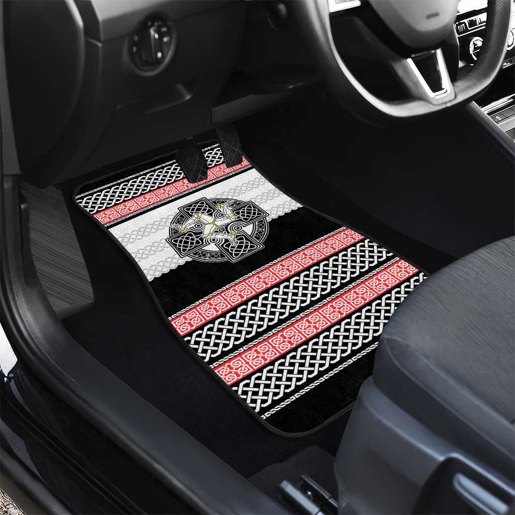 Isle of Man Celtic Knot Car Mats Celtic Nation Heritage Pride - Wonder Print Shop
