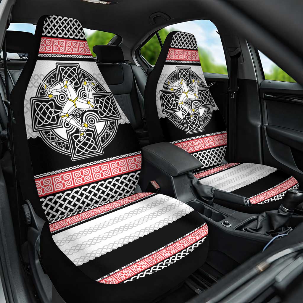 Isle of Man Celtic Knot Car Seat Cover Celtic Nation Heritage Pride - Wonder Print Shop