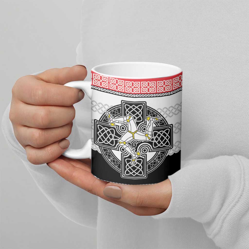 Isle of Man Celtic Knot Ceramic Mug Celtic Nation Heritage Pride - Wonder Print Shop