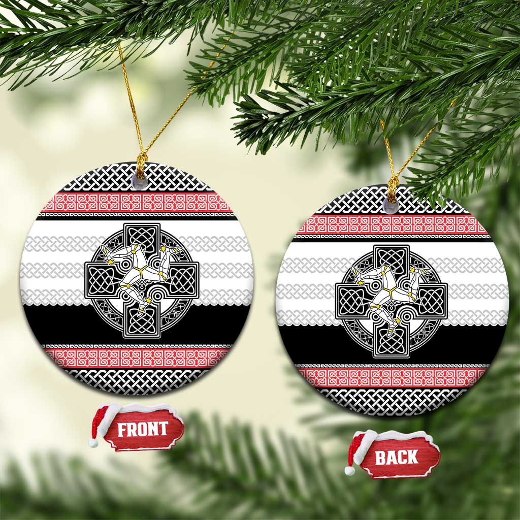 Isle of Man Celtic Knot Ceramic Ornament Celtic Nation Heritage Pride - Wonder Print Shop