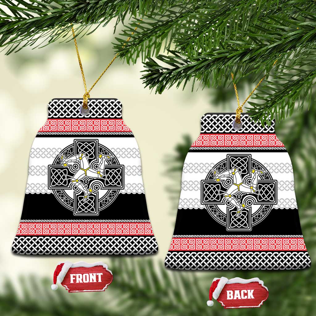 Isle of Man Celtic Knot Ceramic Ornament Celtic Nation Heritage Pride - Wonder Print Shop