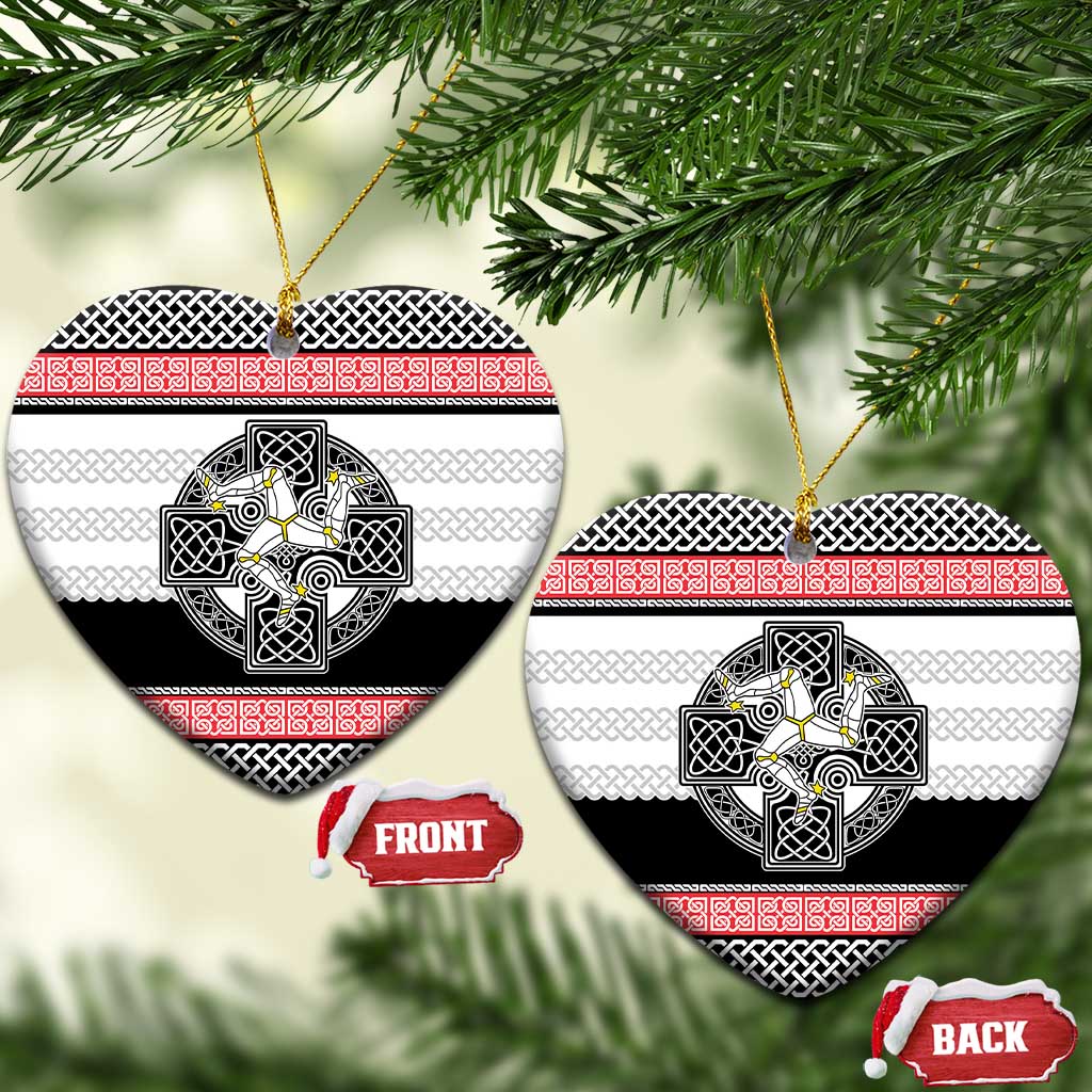 Isle of Man Celtic Knot Ceramic Ornament Celtic Nation Heritage Pride - Wonder Print Shop