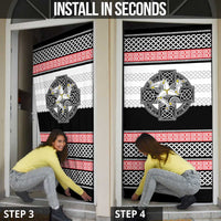 Isle of Man Celtic Knot Door Cover Celtic Nation Heritage Pride - Wonder Print Shop