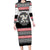Isle of Man Celtic Knot Family Matching Long Sleeve Bodycon Dress and Hawaiian Shirt Celtic Nation Heritage Pride - Wonder Print Shop