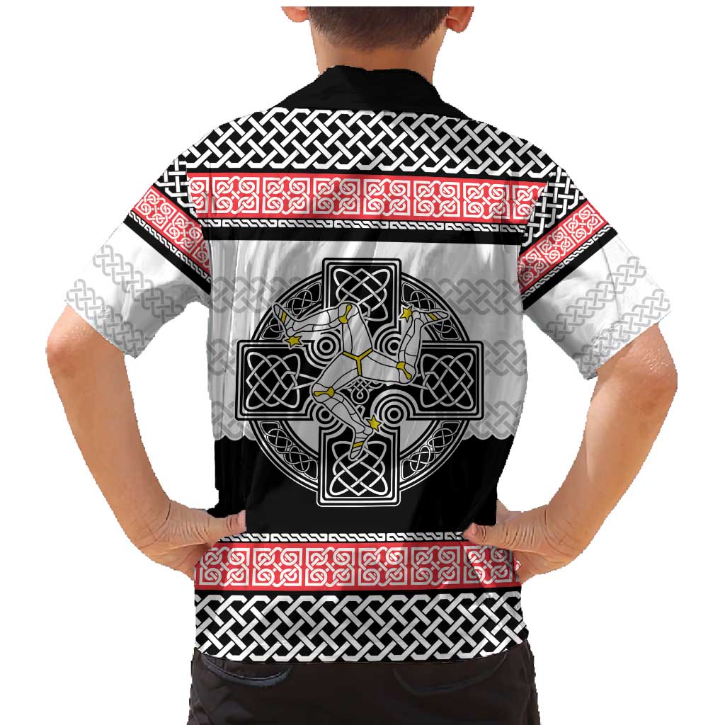 Isle of Man Celtic Knot Family Matching Mermaid Dress and Hawaiian Shirt Celtic Nation Heritage Pride - Wonder Print Shop