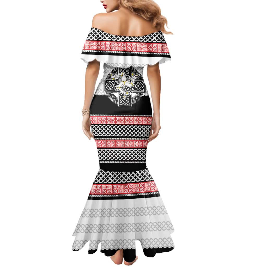 Isle of Man Celtic Knot Family Matching Mermaid Dress and Hawaiian Shirt Celtic Nation Heritage Pride - Wonder Print Shop