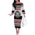 Isle of Man Celtic Knot Family Matching Off The Shoulder Long Sleeve Dress and Hawaiian Shirt Celtic Nation Heritage Pride - Wonder Print Shop