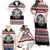 Isle of Man Celtic Knot Family Matching Off Shoulder Maxi Dress and Hawaiian Shirt Celtic Nation Heritage Pride - Wonder Print Shop