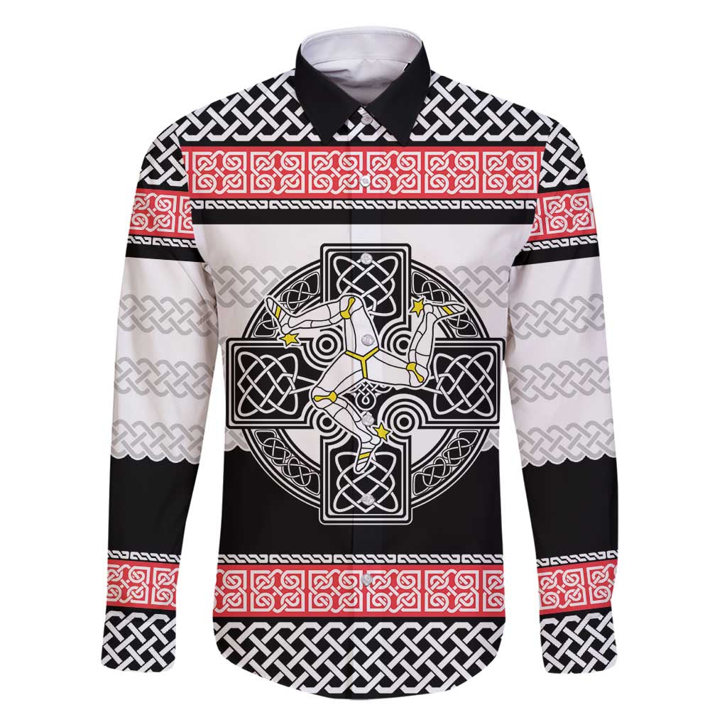 Isle of Man Celtic Knot Family Matching Puletasi and Hawaiian Shirt Celtic Nation Heritage Pride - Wonder Print Shop