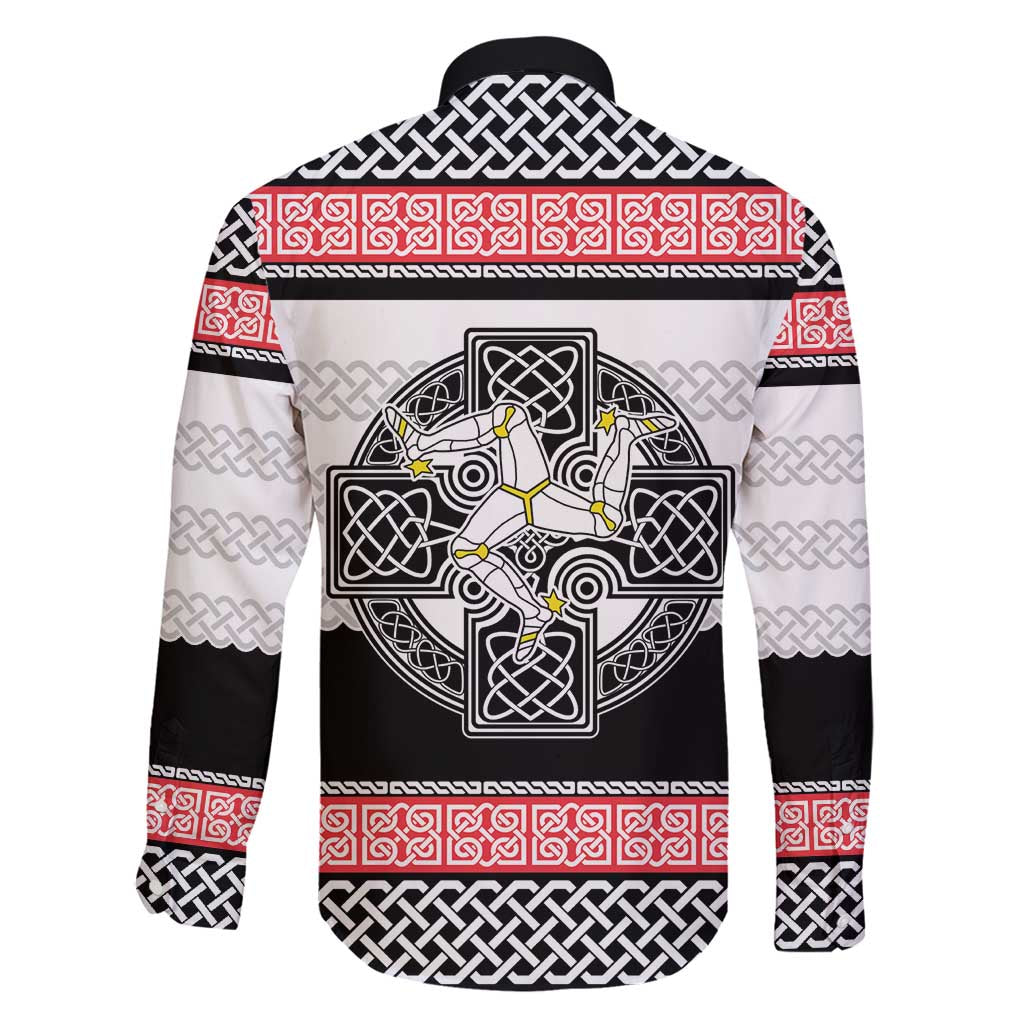 Isle of Man Celtic Knot Family Matching Puletasi and Hawaiian Shirt Celtic Nation Heritage Pride - Wonder Print Shop