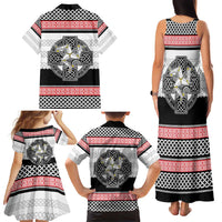 Isle of Man Celtic Knot Family Matching Tank Maxi Dress and Hawaiian Shirt Celtic Nation Heritage Pride - Wonder Print Shop