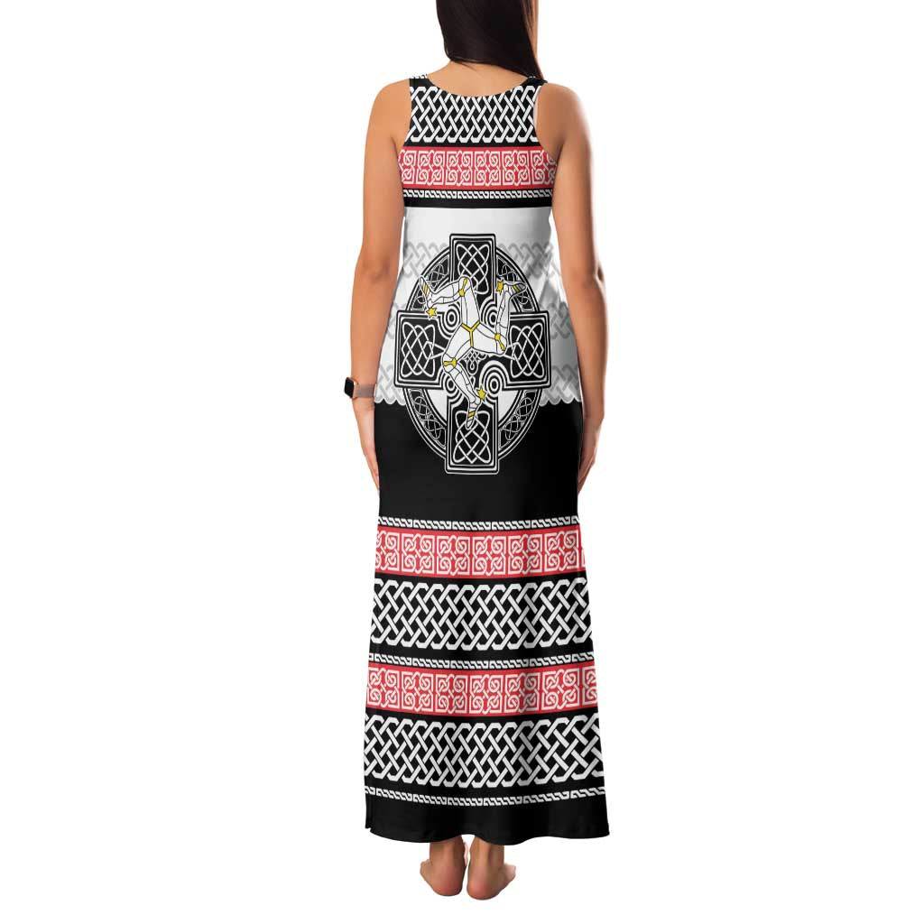 Isle of Man Celtic Knot Family Matching Tank Maxi Dress and Hawaiian Shirt Celtic Nation Heritage Pride - Wonder Print Shop