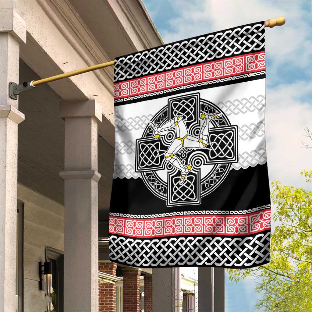 Isle of Man Celtic Knot Garden Flag Celtic Nation Heritage Pride - Wonder Print Shop