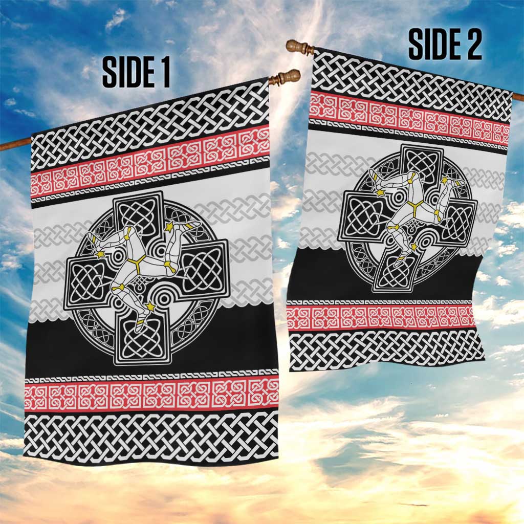 Isle of Man Celtic Knot Garden Flag Celtic Nation Heritage Pride - Wonder Print Shop