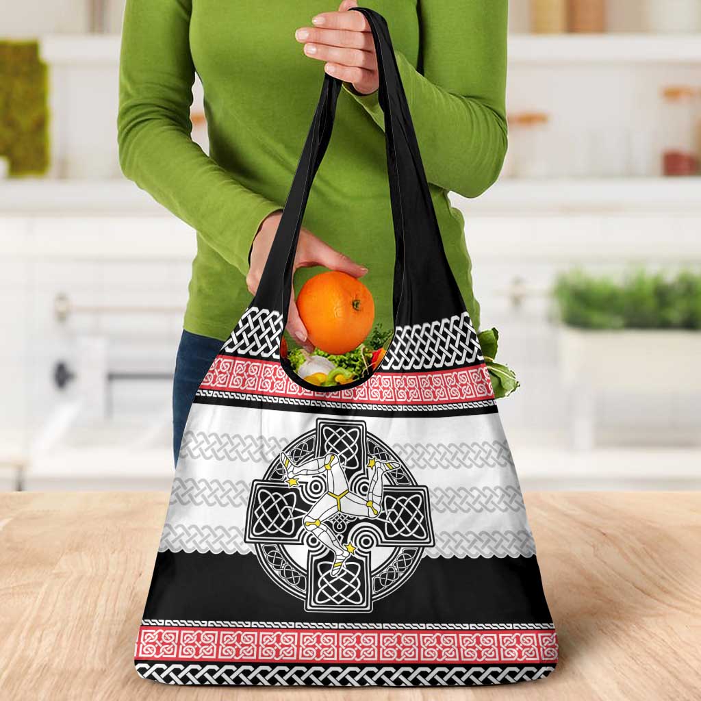 Isle of Man Celtic Knot Grocery Bag Celtic Nation Heritage Pride - Wonder Print Shop