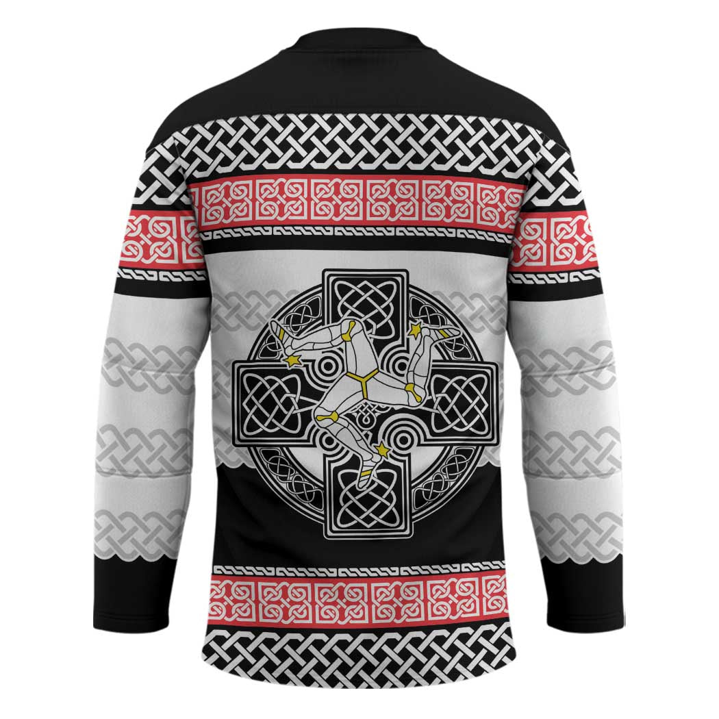 Isle of Man Celtic Knot Hockey Jersey Celtic Nation Heritage Pride - Wonder Print Shop