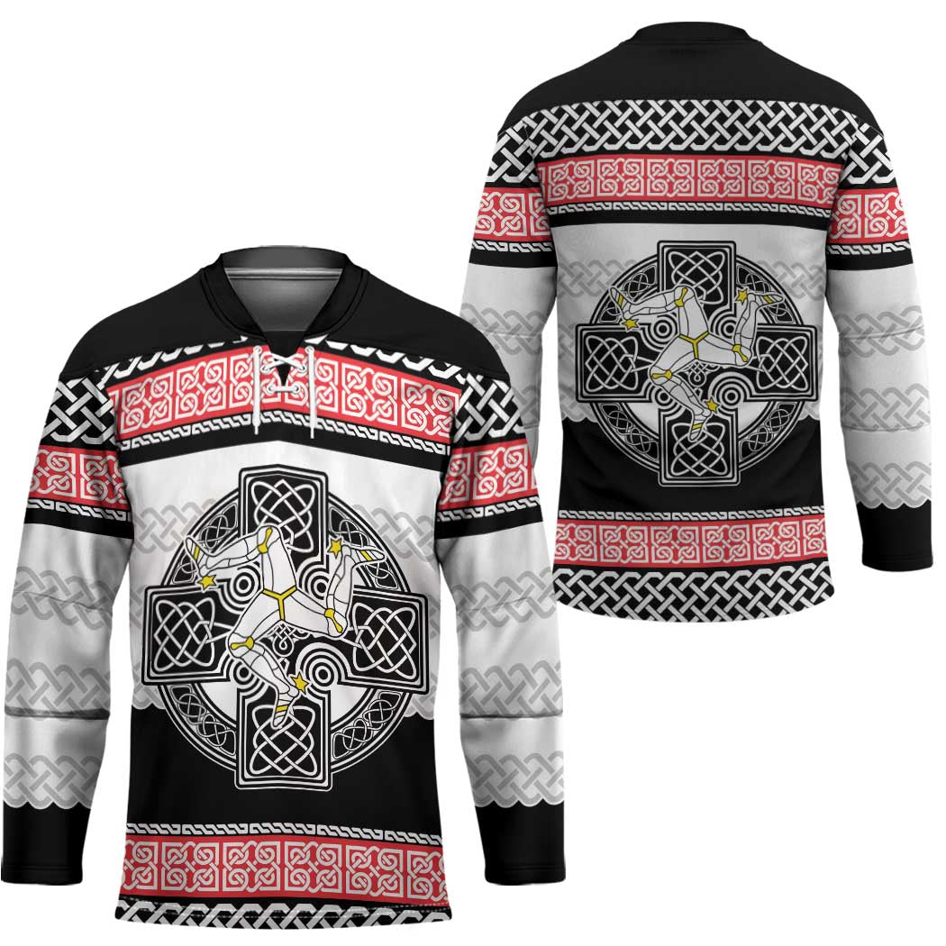 Isle of Man Celtic Knot Hockey Jersey Celtic Nation Heritage Pride - Wonder Print Shop