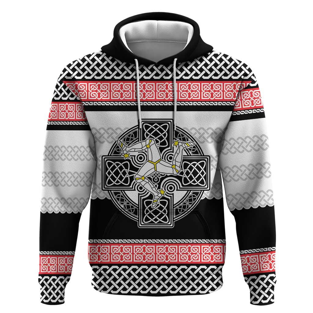 Isle of Man Celtic Knot Hoodie Celtic Nation Heritage Pride - Wonder Print Shop