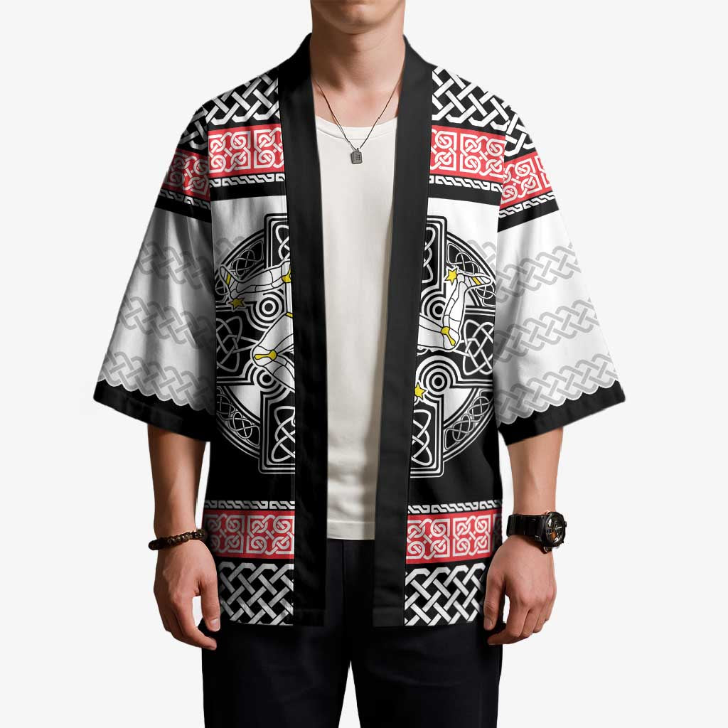 Isle of Man Celtic Knot Kimono Celtic Nation Heritage Pride - Wonder Print Shop