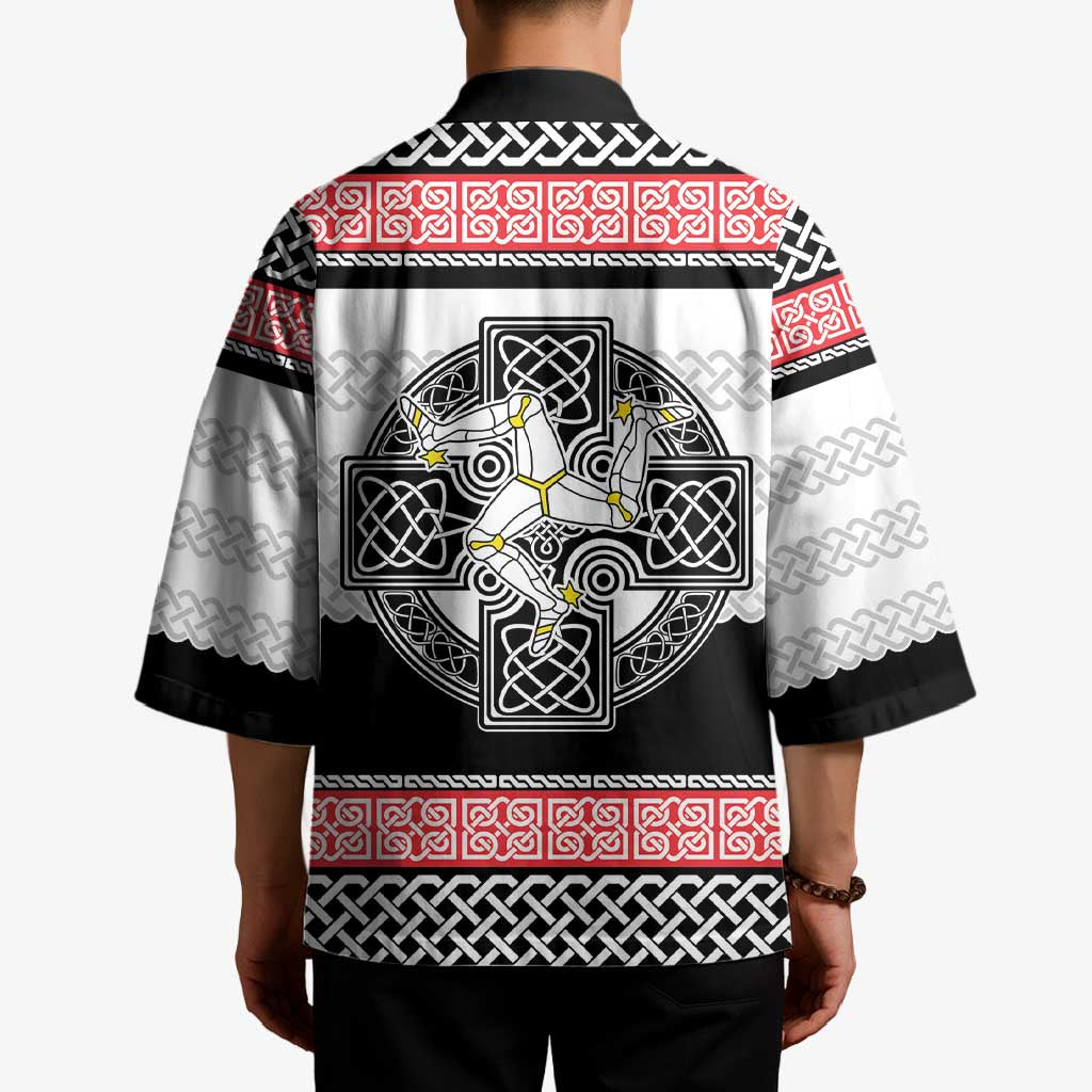 Isle of Man Celtic Knot Kimono Celtic Nation Heritage Pride - Wonder Print Shop