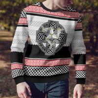 Isle of Man Celtic Knot Ugly Christmas Sweater Celtic Nation Heritage Pride - Wonder Print Shop