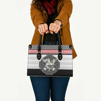 Isle of Man Celtic Knot Leather Bag Celtic Nation Heritage Pride - Wonder Print Shop