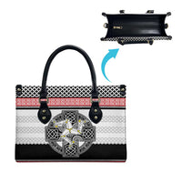 Isle of Man Celtic Knot Leather Bag Celtic Nation Heritage Pride - Wonder Print Shop
