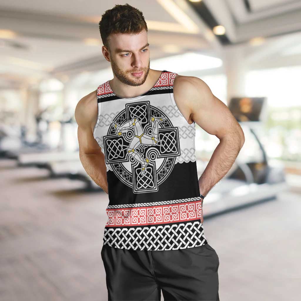 Isle of Man Celtic Knot Men Tank Top Celtic Nation Heritage Pride - Wonder Print Shop