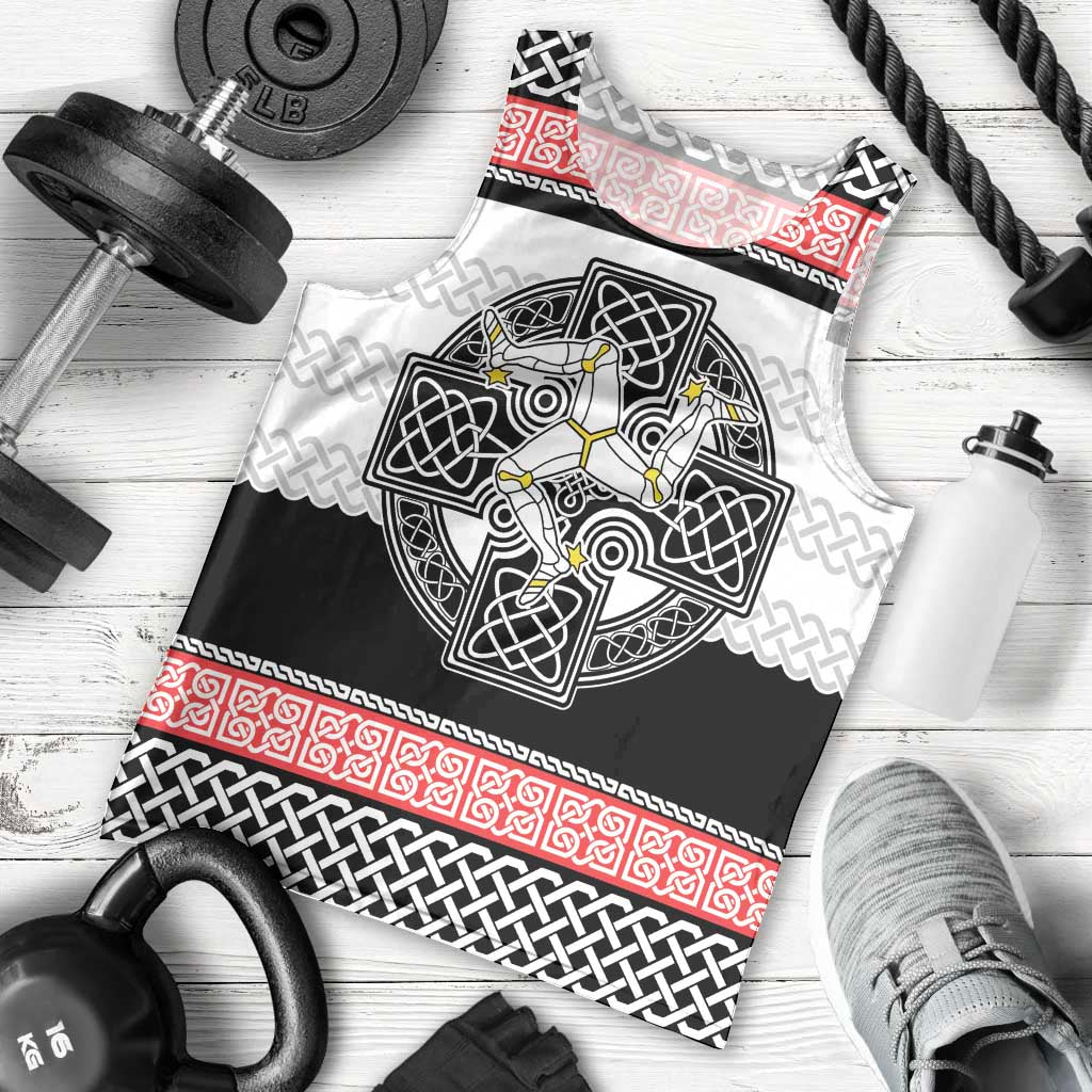 Isle of Man Celtic Knot Men Tank Top Celtic Nation Heritage Pride - Wonder Print Shop