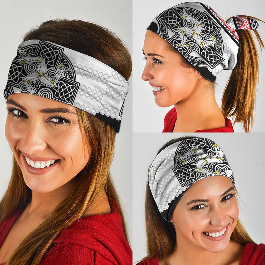 Isle of Man Celtic Knot Neck Gaiter Celtic Nation Heritage Pride - Wonder Print Shop