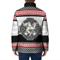Isle of Man Celtic Knot Padded Jacket Celtic Nation Heritage Pride - Wonder Print Shop