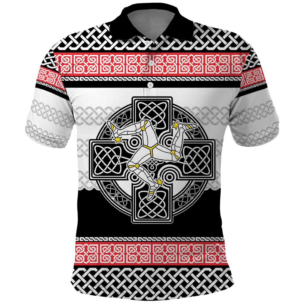 Isle of Man Celtic Knot Polo Shirt Celtic Nation Heritage Pride - Wonder Print Shop