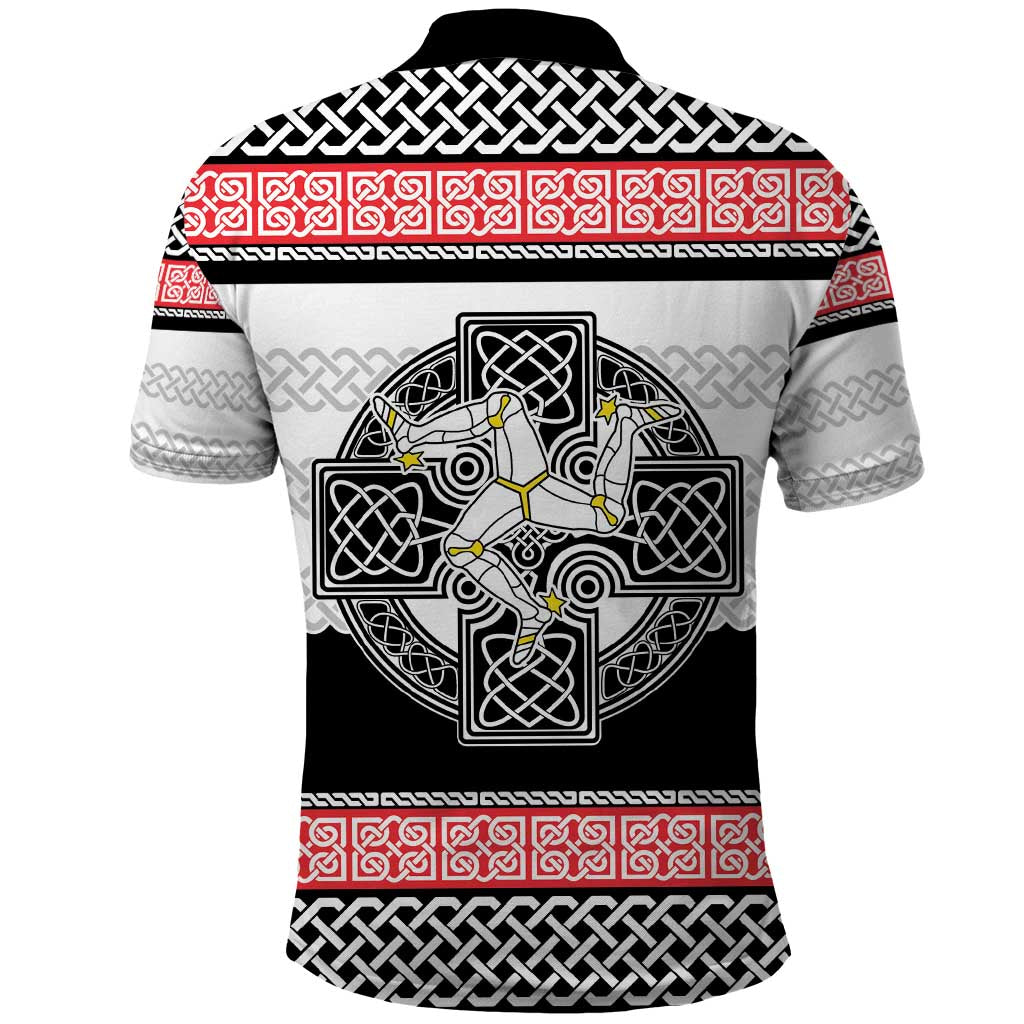 Isle of Man Celtic Knot Polo Shirt Celtic Nation Heritage Pride - Wonder Print Shop