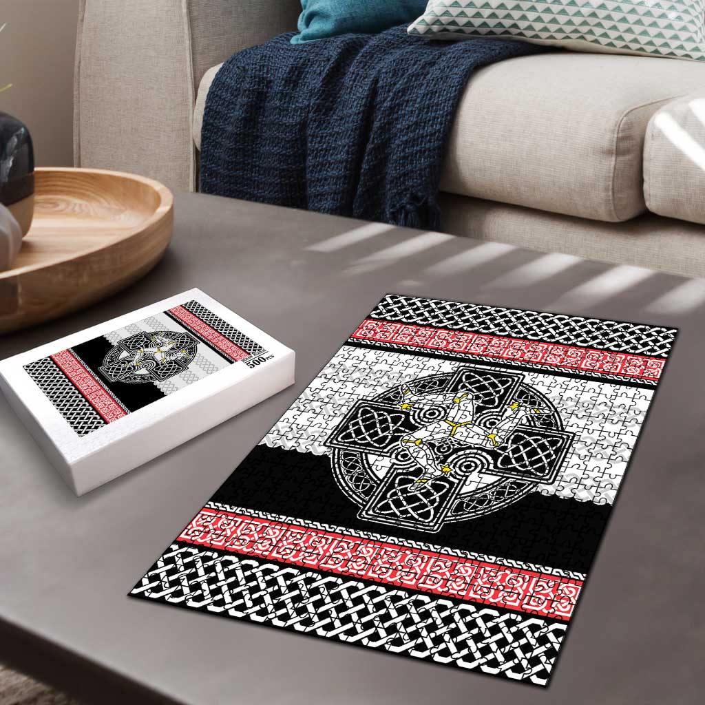 Isle of Man Celtic Knot Puzzle Celtic Nation Heritage Pride - Wonder Print Shop