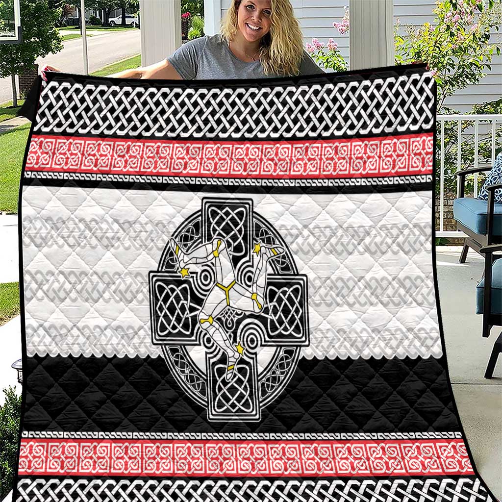 Isle of Man Celtic Knot Quilt Celtic Nation Heritage Pride - Wonder Print Shop
