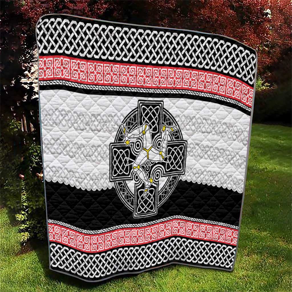 Isle of Man Celtic Knot Quilt Celtic Nation Heritage Pride - Wonder Print Shop