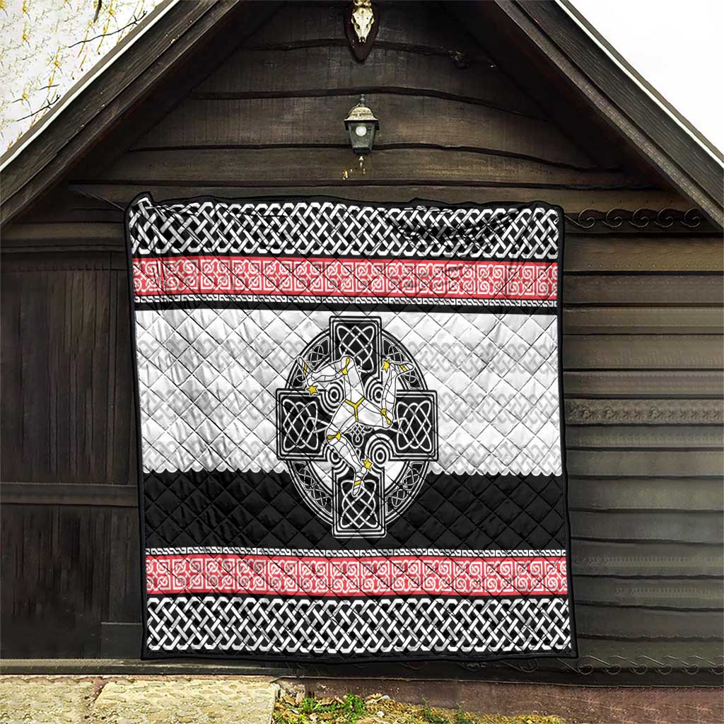 Isle of Man Celtic Knot Quilt Celtic Nation Heritage Pride - Wonder Print Shop