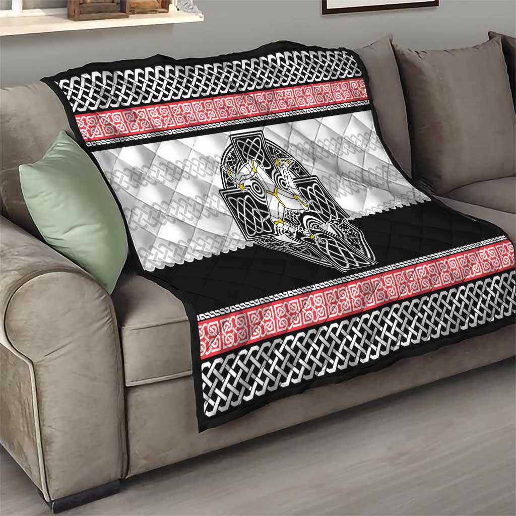 Isle of Man Celtic Knot Quilt Celtic Nation Heritage Pride - Wonder Print Shop