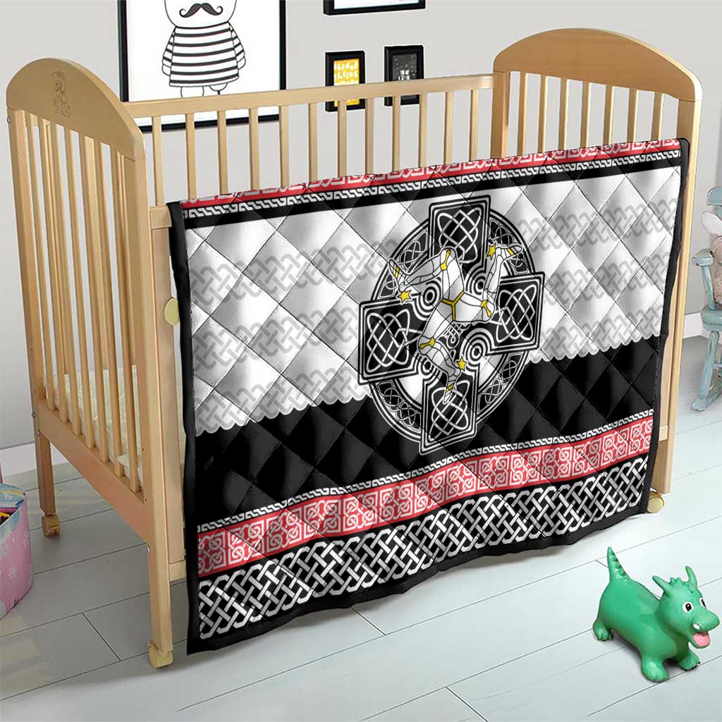 Isle of Man Celtic Knot Quilt Celtic Nation Heritage Pride - Wonder Print Shop