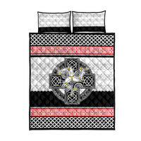 Isle of Man Celtic Knot Quilt Bed Set Celtic Nation Heritage Pride - Wonder Print Shop