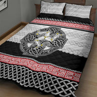 Isle of Man Celtic Knot Quilt Bed Set Celtic Nation Heritage Pride - Wonder Print Shop