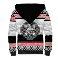 Isle of Man Celtic Knot Sherpa Hoodie Celtic Nation Heritage Pride - Wonder Print Shop