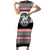 Isle of Man Celtic Knot Short Sleeve Bodycon Dress Celtic Nation Heritage Pride - Wonder Print Shop