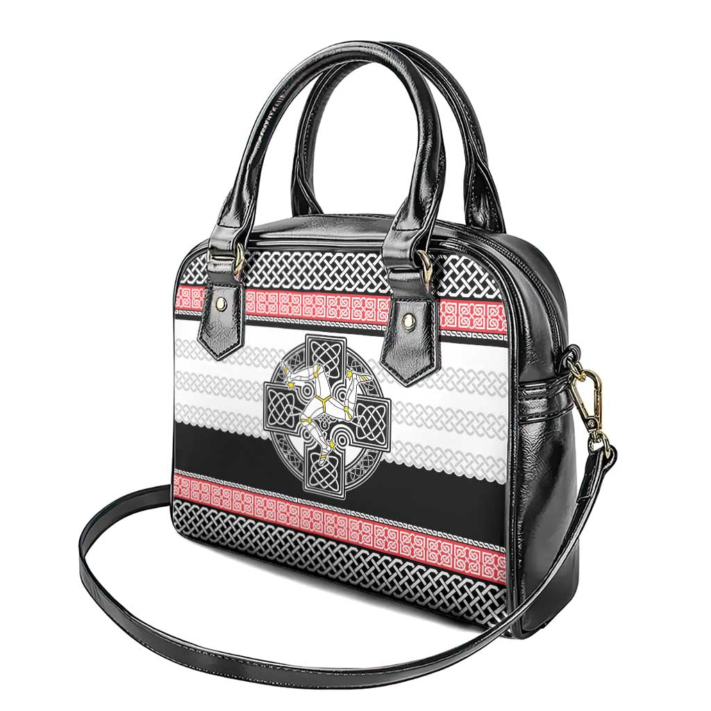 Isle of Man Celtic Knot Shoulder Handbag Celtic Nation Heritage Pride - Wonder Print Shop