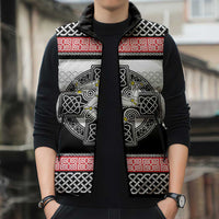 Isle of Man Celtic Knot Sleeveless Puffer Jacket Celtic Nation Heritage Pride - Wonder Print Shop