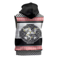 Isle of Man Celtic Knot Sleeveless Zip Hoodie Celtic Nation Heritage Pride - Wonder Print Shop